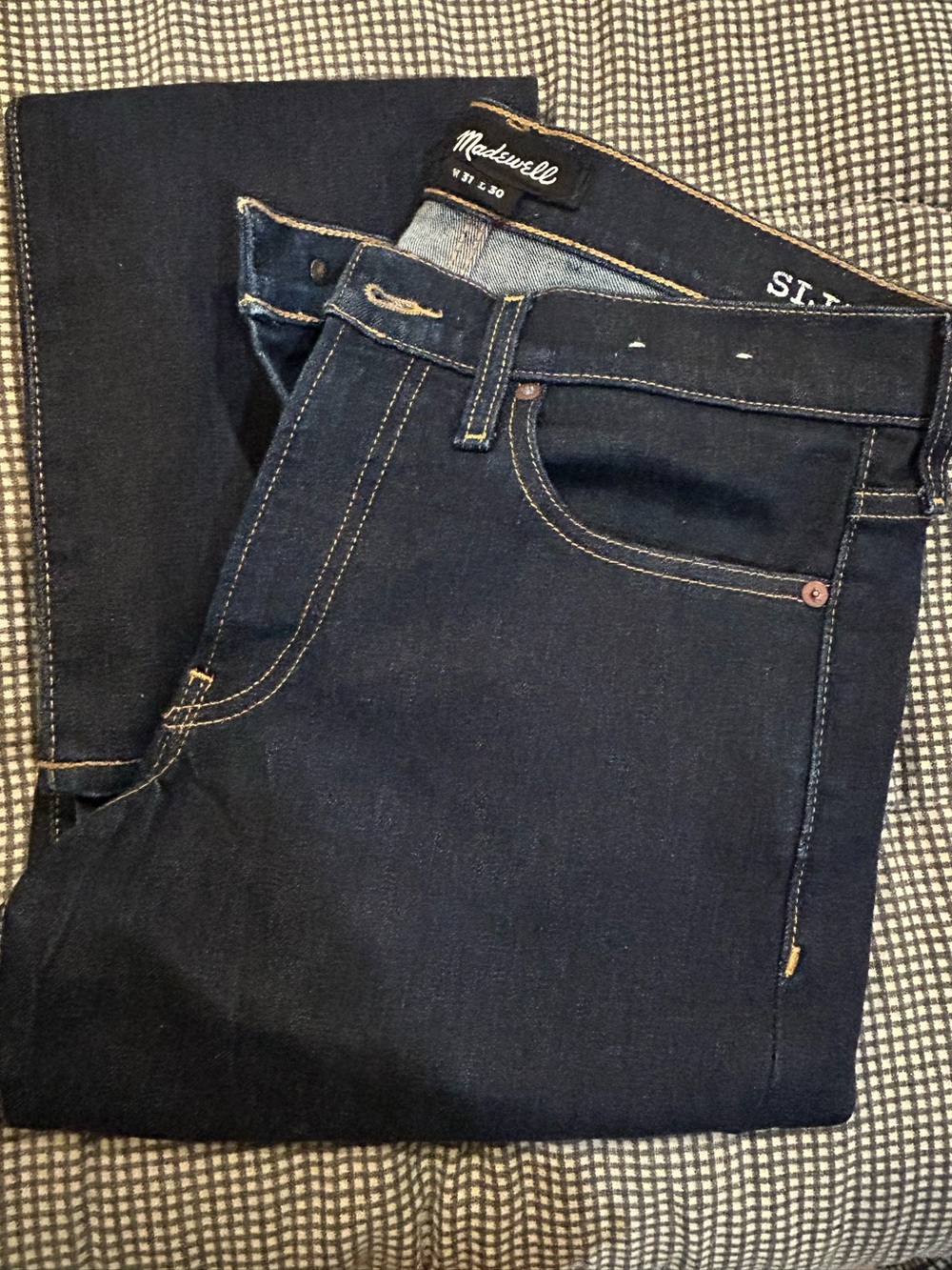 Madewell Women’s Dark Blue Slim Jeans